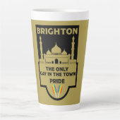 Brighton Gay Pride - Brighton Nederland - LGBT Latte Mok (Voorkant)