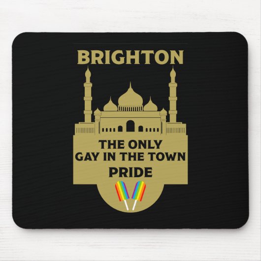 Brighton Gay Pride - Brighton Nederland - LGBT Muismat (Voorkant)
