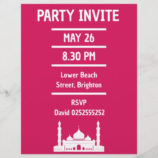 Brighton Gay Pride Flyer (Achterkant)