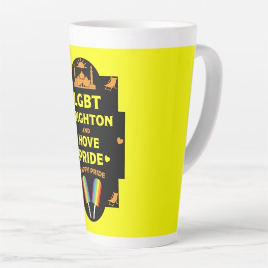 Brighton Gay Pride Latte Mok (Rechterhoek)