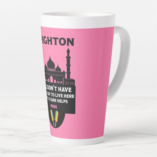 Brighton Gay Pride Latte Mok (Rechterhoek)