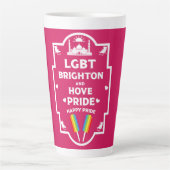Brighton Gay Pride Latte Mok (Voorkant)