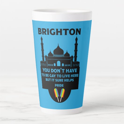 Brighton Gay Pride Latte Mok (Voorkant)