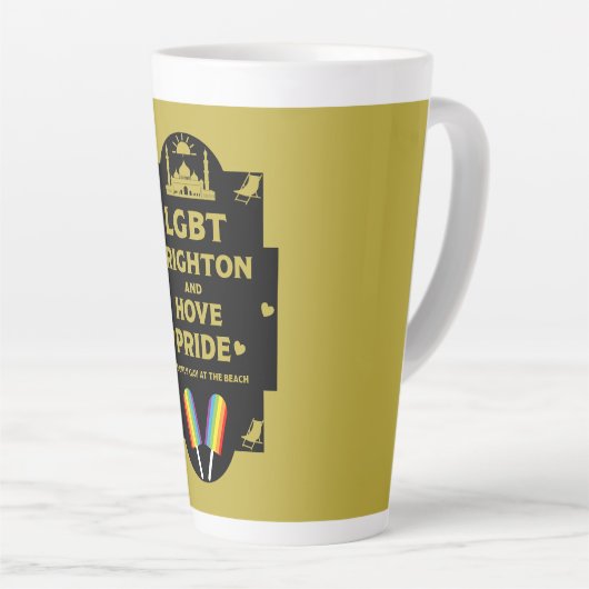 Brighton Gay Pride Latte Mok (Rechterhoek)