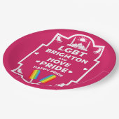 Brighton Gay Pride Papieren Bordje (Gekanteld)