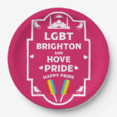 Brighton Gay Pride Papieren Bordje (Voorkant)