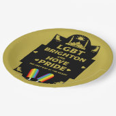 Brighton Gay Pride Papieren Bordje (Gekanteld)