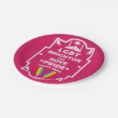 Brighton Gay Pride Papieren Bordje (Gekanteld)