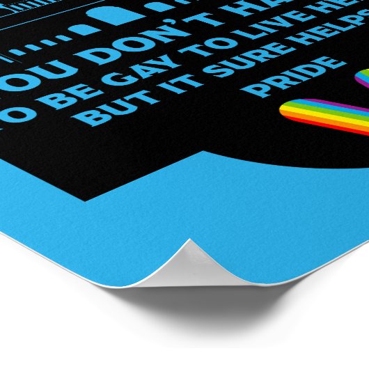 Brighton Gay Pride Poster (Hoek)