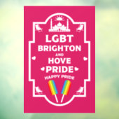Brighton Gay Pride Raamsticker (Vel 3)