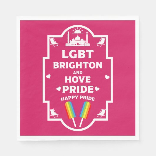 Brighton Gay Pride Servet (Voorkant)