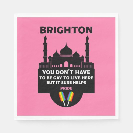 Brighton Gay Pride Servet (Voorkant)