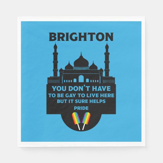 Brighton Gay Pride Servet (Voorkant)