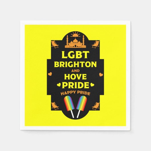 Brighton Gay Pride Servet (Voorkant)