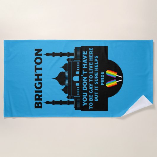 Brighton Gay Pride Strandlaken (Voorkant)