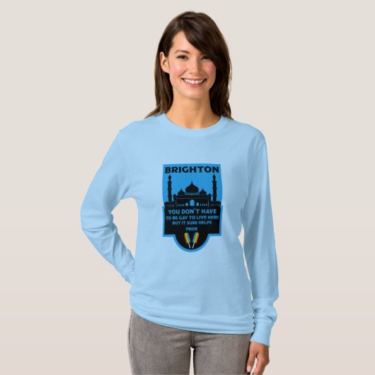 Brighton Gay Pride T-shirt (Voorkant volledig)
