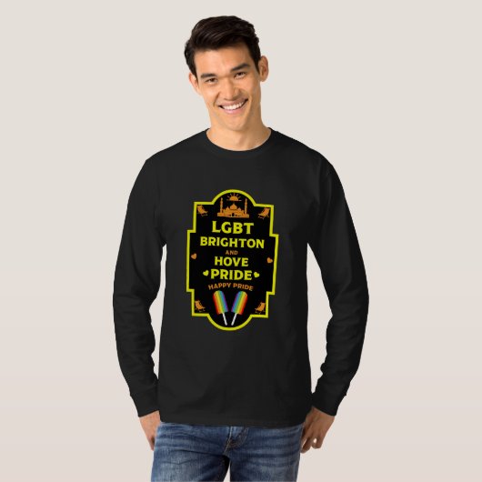 Brighton Gay Pride T-shirt (Voorkant volledig)
