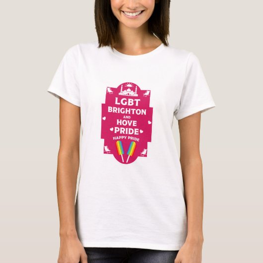 Brighton Gay Pride T-shirt (Voorkant)