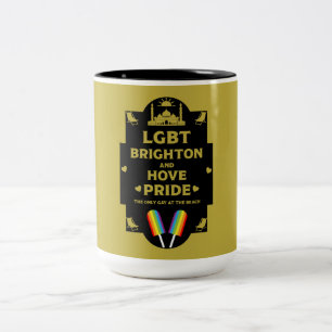 Brighton Gay Pride Tweekleurige Koffiemok