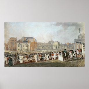 Brighton: Het oude paviljoen en Steyne Poster