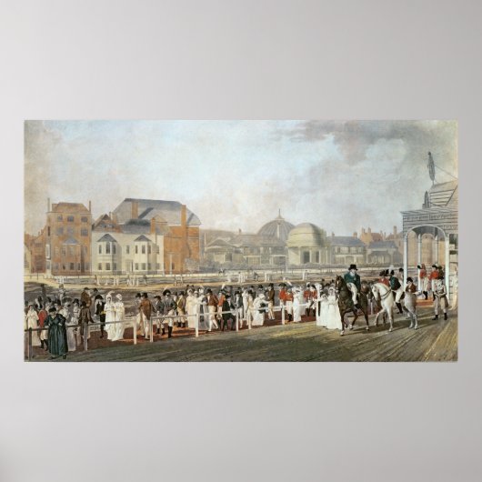 Brighton: Het oude paviljoen en Steyne Poster (Voorkant)