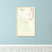 Brighton Land Association, aangrenzende Leermeer Canvas Afdruk (Insitu (Houten vloer))