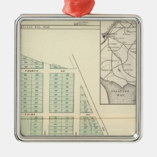 Brighton Land Association, aangrenzende Spring Lak Metalen Ornament