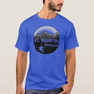 Brighton Michigan skier T-shirt