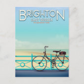 Brighton, Oost Sussex vintage poster. Briefkaart (Voorkant)