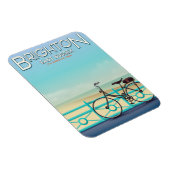 Brighton, Oost Sussex vintage poster. Postc Magneet (Rechterzijde)