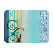 Brighton, Oost Sussex vintage poster. Postc Magneet (Horizontaal)