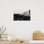 Brighton, Oregon Lumber Mills on Coast Photograp Poster (Keuken)