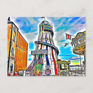 Brighton Palace Pier Fairground Rides Briefkaart
