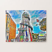 Brighton Palace Pier Fairground Rides Legpuzzel (Horizontaal)