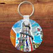 Brighton Palace Pier Fairground Rides Sleutelhanger (Voorkant)