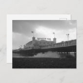 Brighton Palace Pier tijdens een storm Briefkaart (Voorkant / Achterkant)