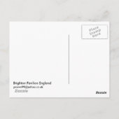 Brighton Pavilion England Briefkaart (Achterkant)