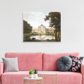 Brighton Pavilion: Voorgesteld uitzicht van de tui Canvas Afdruk (Insitu (Woonkamer))