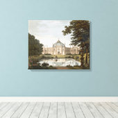 Brighton Pavilion: Voorgesteld uitzicht van de tui Canvas Afdruk (Insitu (Houten vloer))