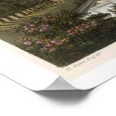 Brighton Pavilion: Voorgesteld uitzicht van de tui Poster (Hoek)