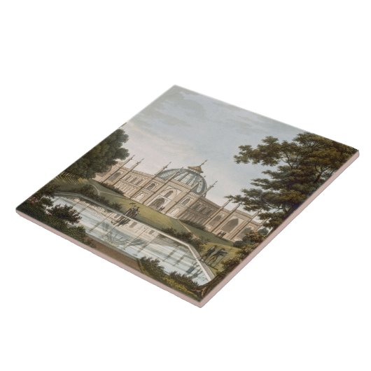 Brighton Pavilion: Voorgesteld uitzicht van de tui Tegeltje (Zijkant)