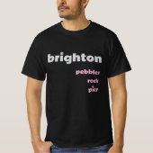 Brighton Pebbles Rock Pier M T-shirt (Voorkant)