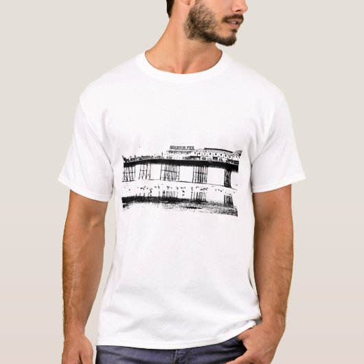 Brighton Pier -1 T-shirt (Voorkant)