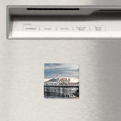 Brighton Pier & Cloudy Sky Digital Painting Magneet (Insitu (Vaatwasser))