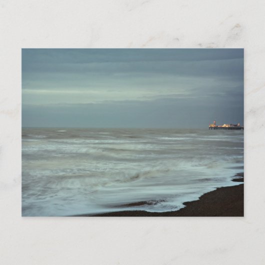 brighton pier en zee briefkaart (Voorkant)