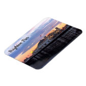 Brighton Pier in Evening Foto Magneet (Linkerzijde)