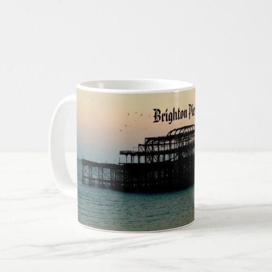 Brighton Pier Koffiemok (Voorkant links)