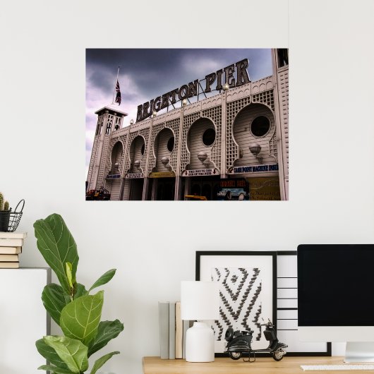 BRIGHTON PIER Poster (Thuiskantoor)