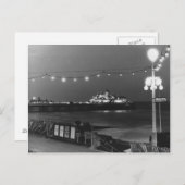 Brighton pier 's nachts briefkaart (Voorkant / Achterkant)