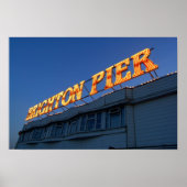 Brighton Pier Sign Poster (Voorkant)